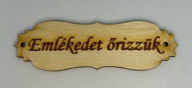 Emlékedet őrizzük - tabuľa 10cm